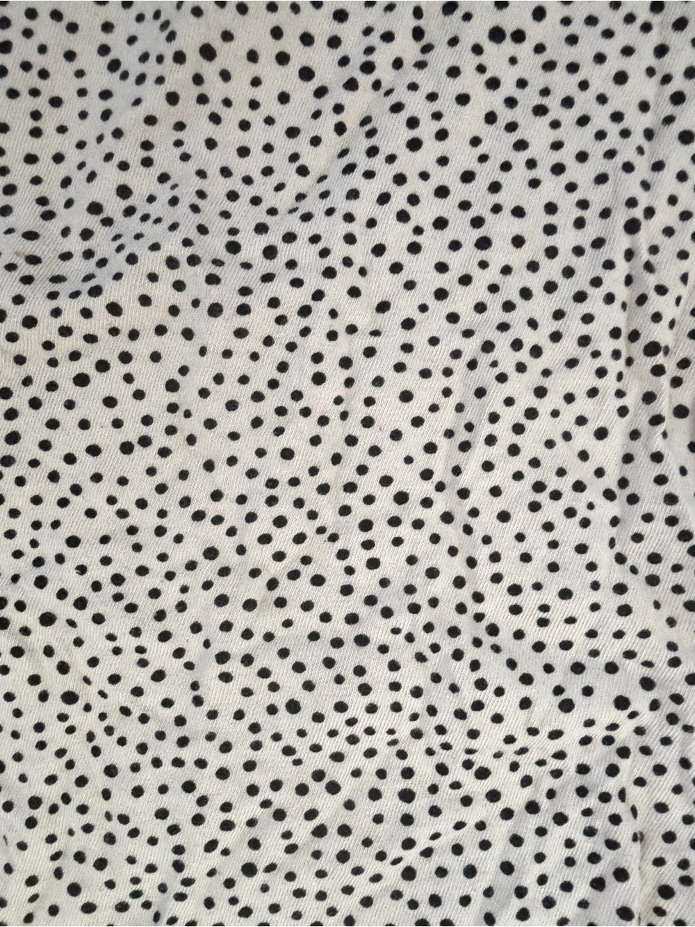 GAP White Crewneck Tee with Black Dot Print Size L - Picture 7 of 8